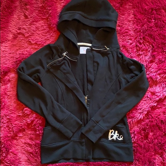 BKE Tops - BKE black 1/2 zip 1967 hoodie